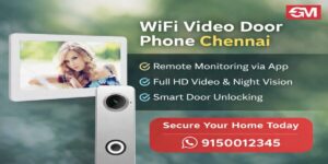 GM WiFi Video Door Phone Chennai | Smart Home Security India