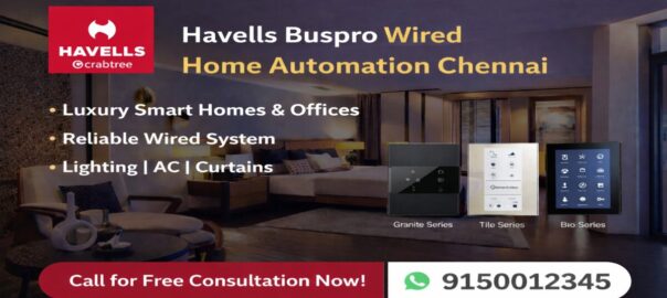 Havells Buspro Wired Home Automation Chennai India