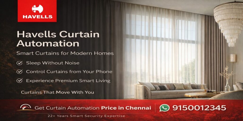 Havells Curtain Automation – Smart Motorized Curtains Guide