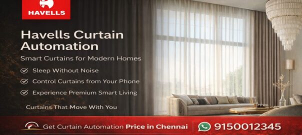 Havells Curtain Automation – Smart Motorized Curtains Guide